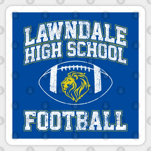 Lawndale High School Football - Daria Sticker by huckblade